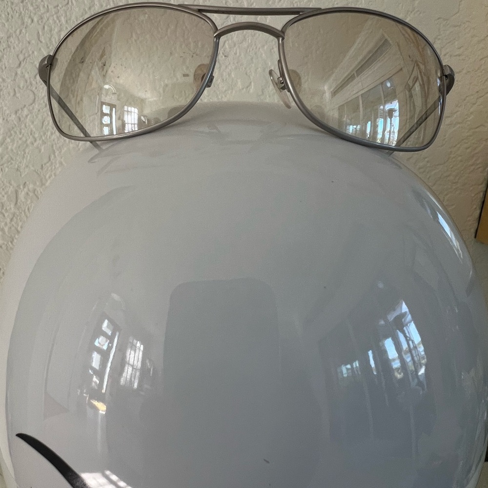 Polo Ralph Lauren Silver Aviator Sunglasses